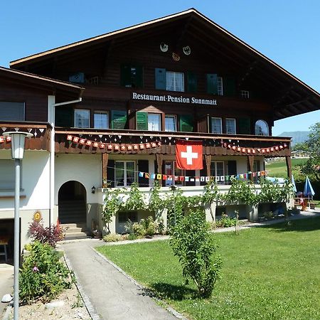 Hotel Restaurant Sunnmatt Aeschi Bei Spiez Zewnętrze zdjęcie