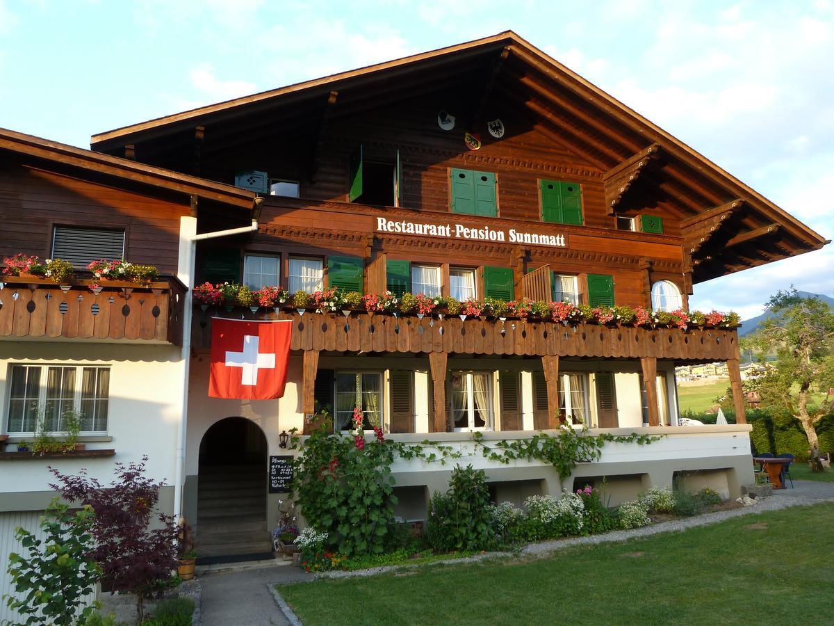 Hotel Restaurant Sunnmatt Aeschi Bei Spiez Zewnętrze zdjęcie